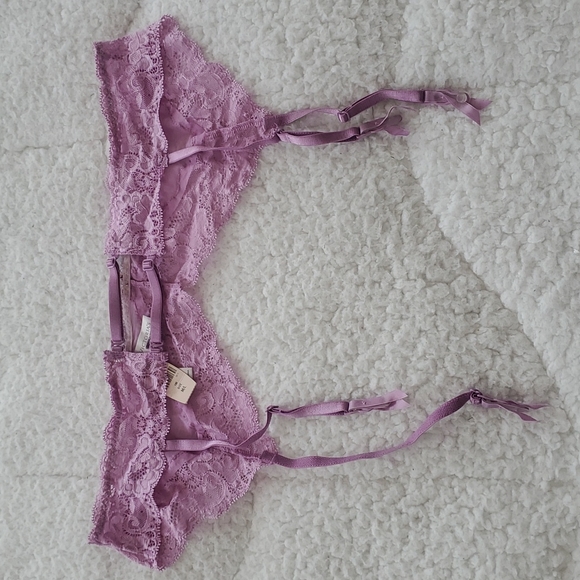Victoria's Secret Purple/Fushia Garter Belt Bundle - Picture 9 of 17